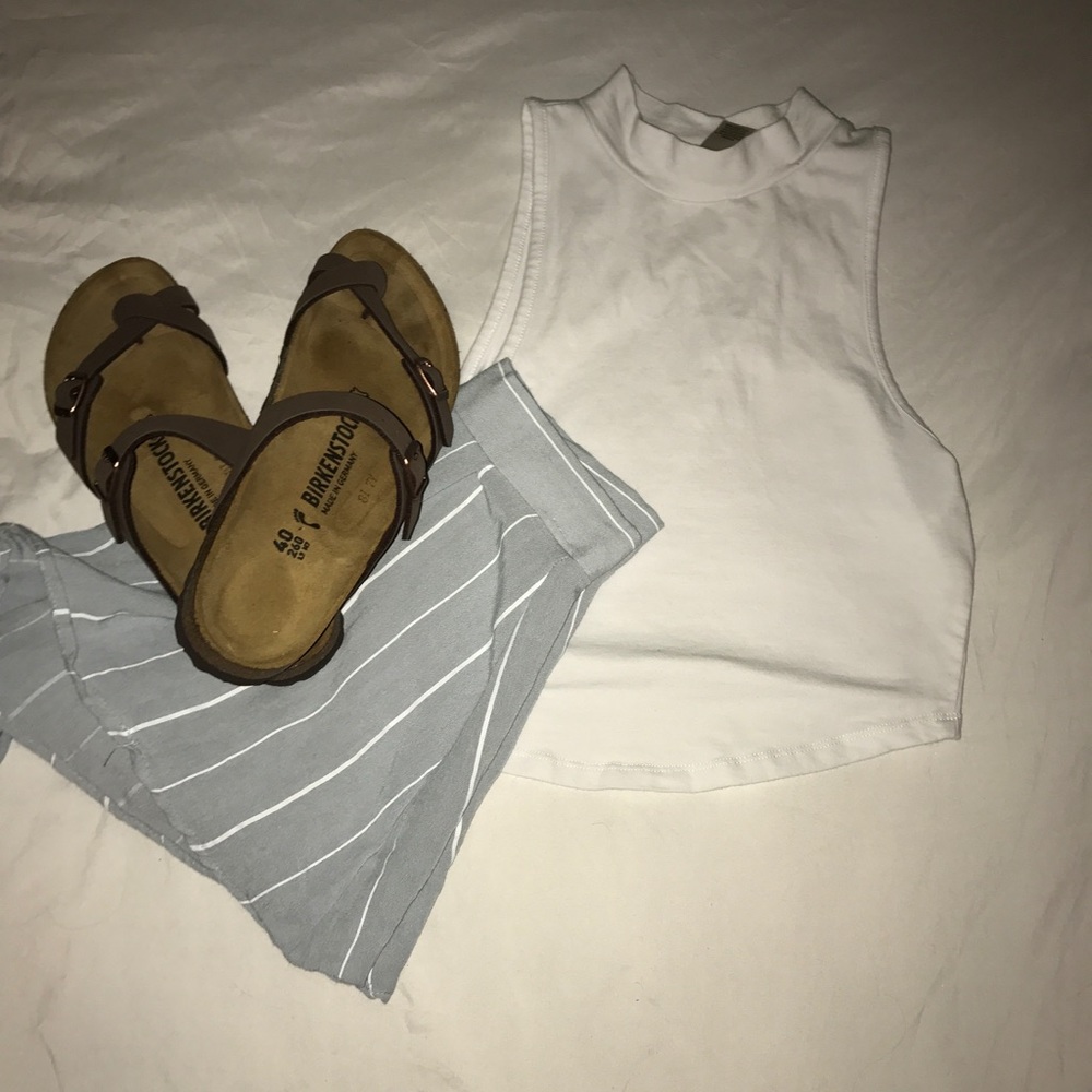 Wet Seal white crop top